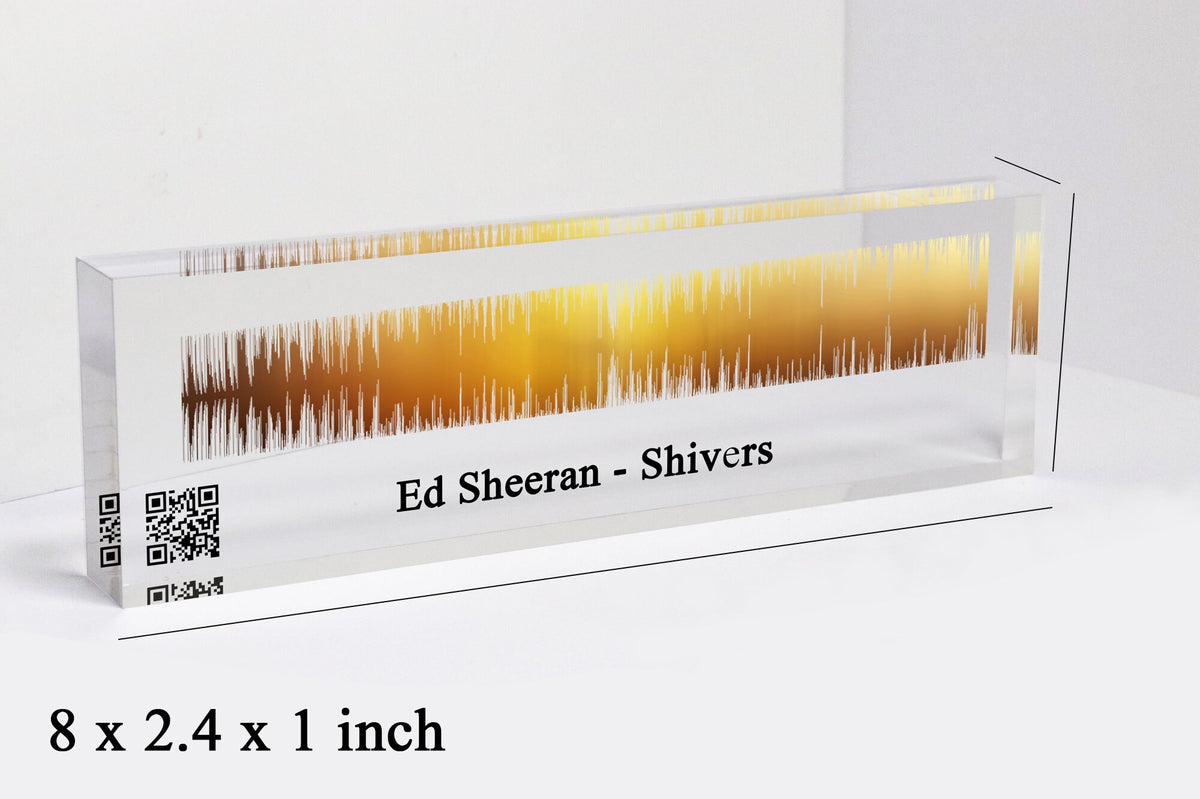 Personalized Soundwave Art | Soundwave Print | Voice Recording Gift | Custom Song Plaque | Unique Gift for Anniversary or Holiday