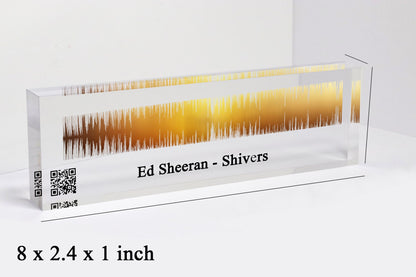 Personalized Soundwave Art | Soundwave Print | Voice Recording Gift | Custom Song Plaque | Unique Gift for Anniversary or Holiday
