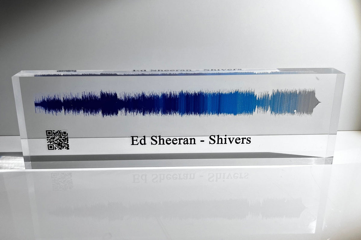 Personalized Soundwave Art | Soundwave Print | Voice Recording Gift | Custom Song Plaque | Unique Gift for Anniversary or Holiday