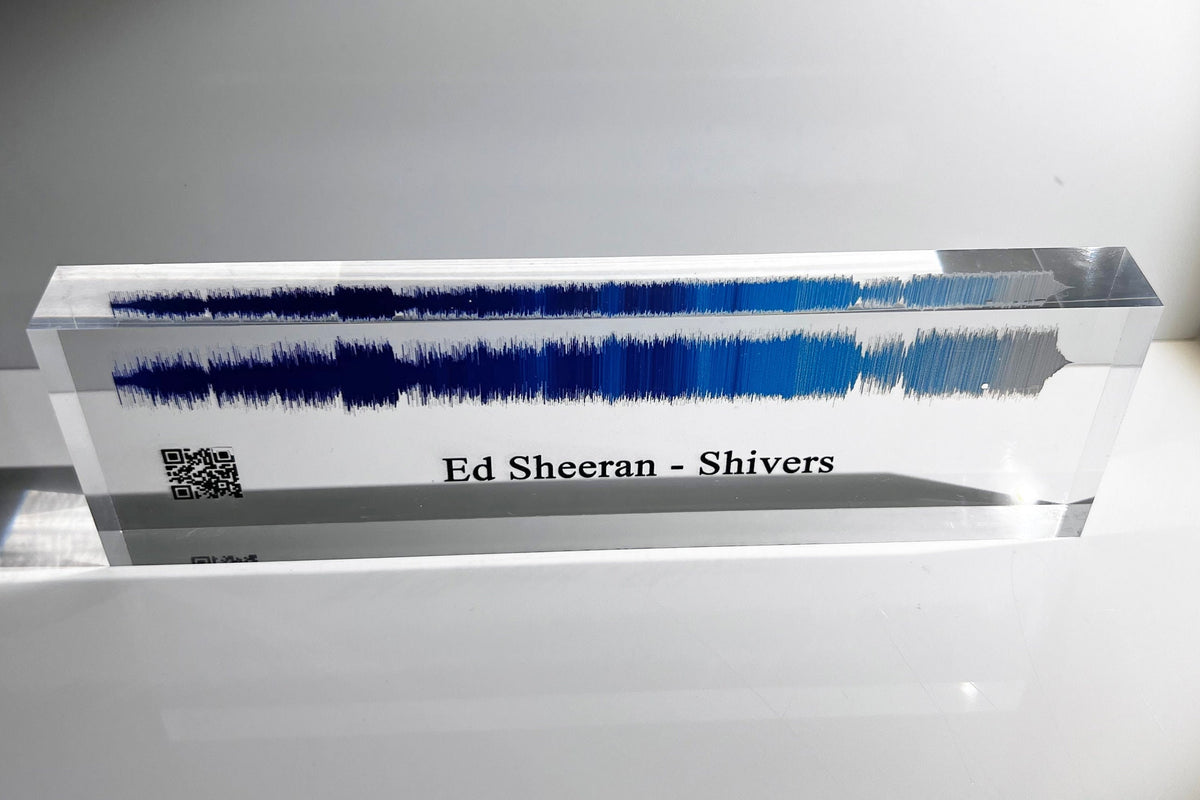 Personalized Soundwave Art | Soundwave Print | Voice Recording Gift | Custom Song Plaque | Unique Gift for Anniversary or Holiday