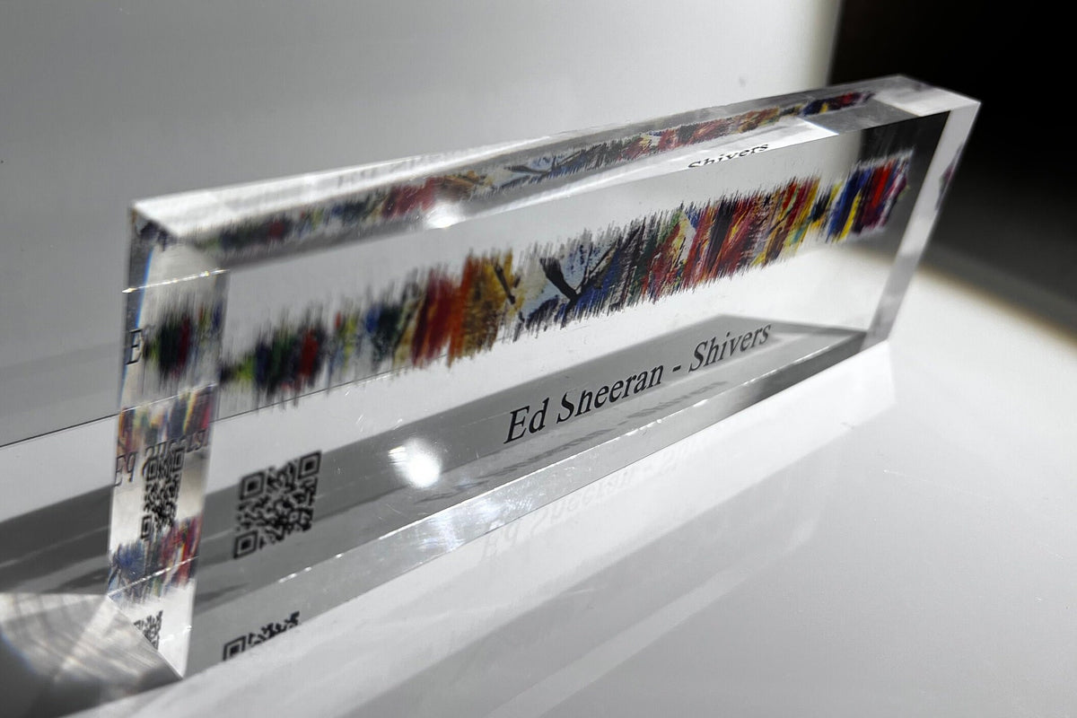 Personalized Soundwave Art | Soundwave Print | Voice Recording Gift | Custom Song Plaque | Unique Gift for Anniversary or Holiday