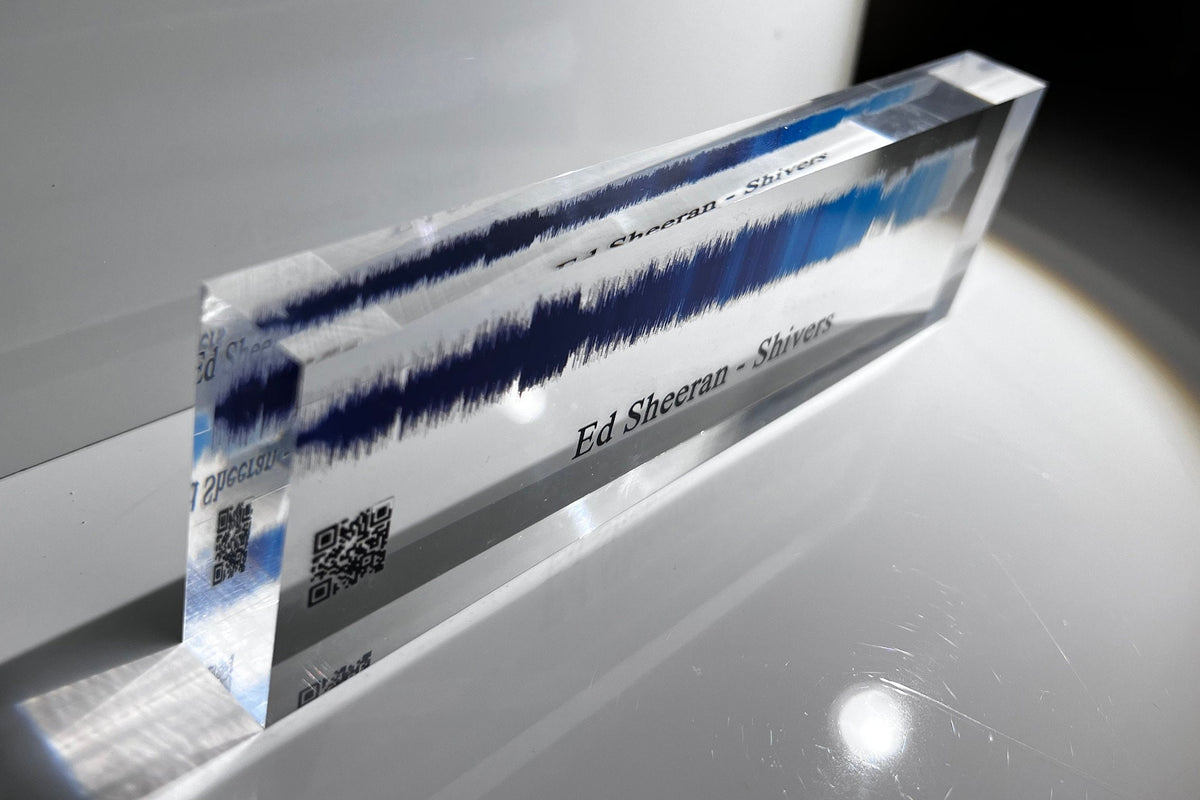 Personalized Soundwave Art | Soundwave Print | Voice Recording Gift | Custom Song Plaque | Unique Gift for Anniversary or Holiday