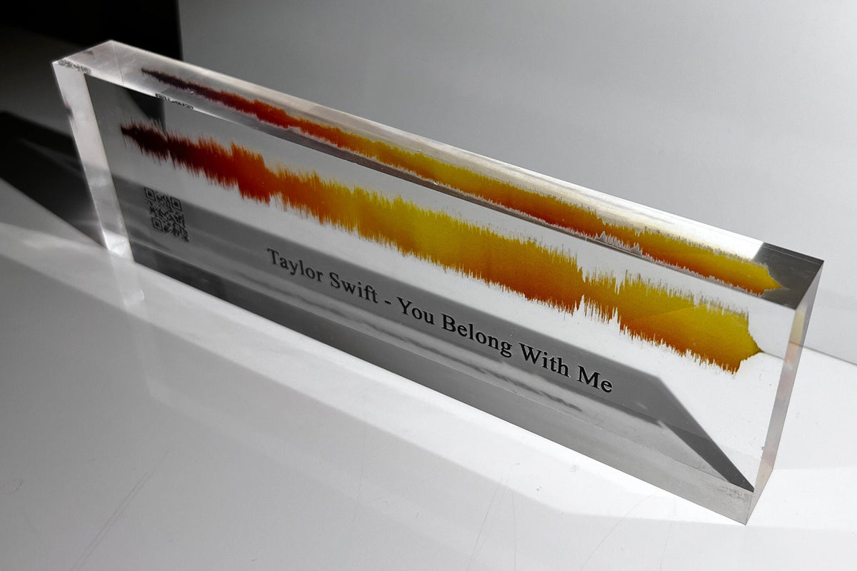 Personalized Soundwave Art | Soundwave Print | Voice Recording Gift | Custom Song Plaque | Unique Gift for Anniversary or Holiday