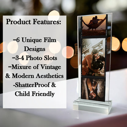 Personalized Film Photo Gift Acrylic Stand Custom Couple Photos Bestfriend Family Memory Anniversary Gifts for Her Meaningful Photo Keepsake