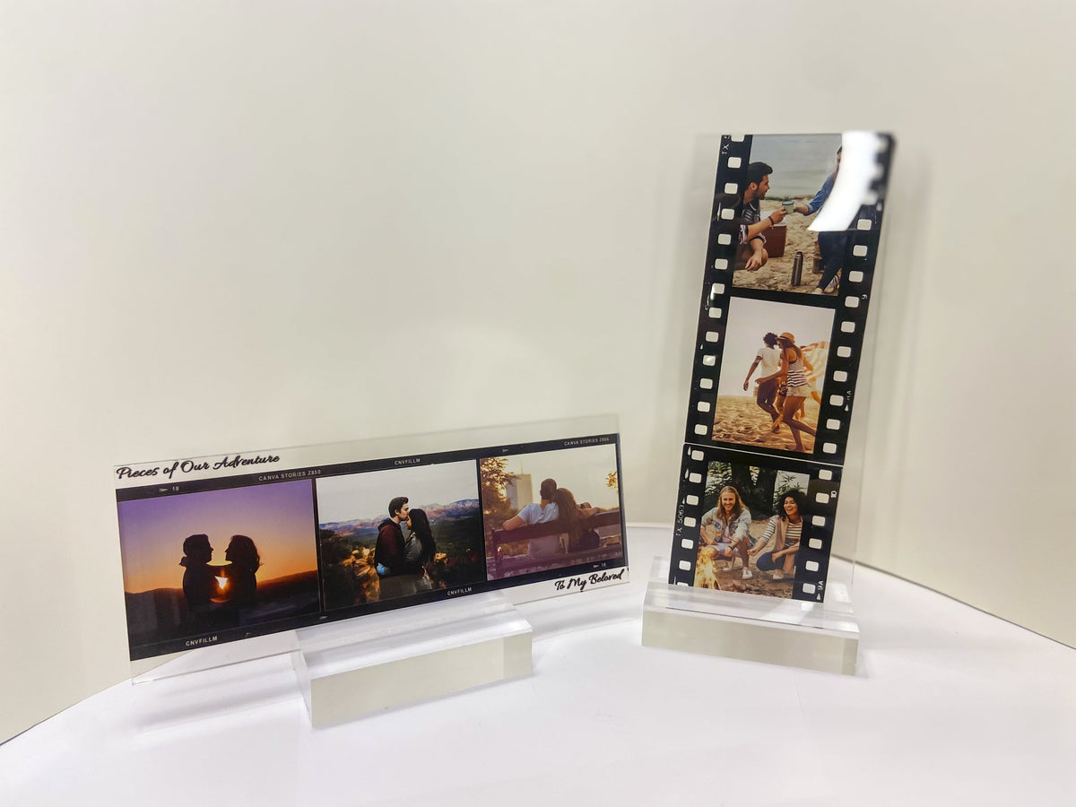 Personalized Film Photo Gift Acrylic Stand Custom Couple Photos Bestfriend Family Memory Anniversary Gifts for Her Meaningful Photo Keepsake