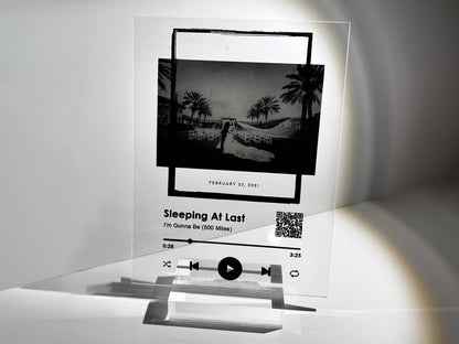Personalized Song Music Plaque for Valentines | Anniversaries | Custom Acrylic Gift | For Her | For Him | Couples | Mothers | Fathers