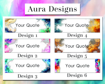 Custom Quotes Acrylic Sign with Aura Designs | Personalized Quotes Sign | Inspirational, Biblical, Army, Book, and Motivational Quotes