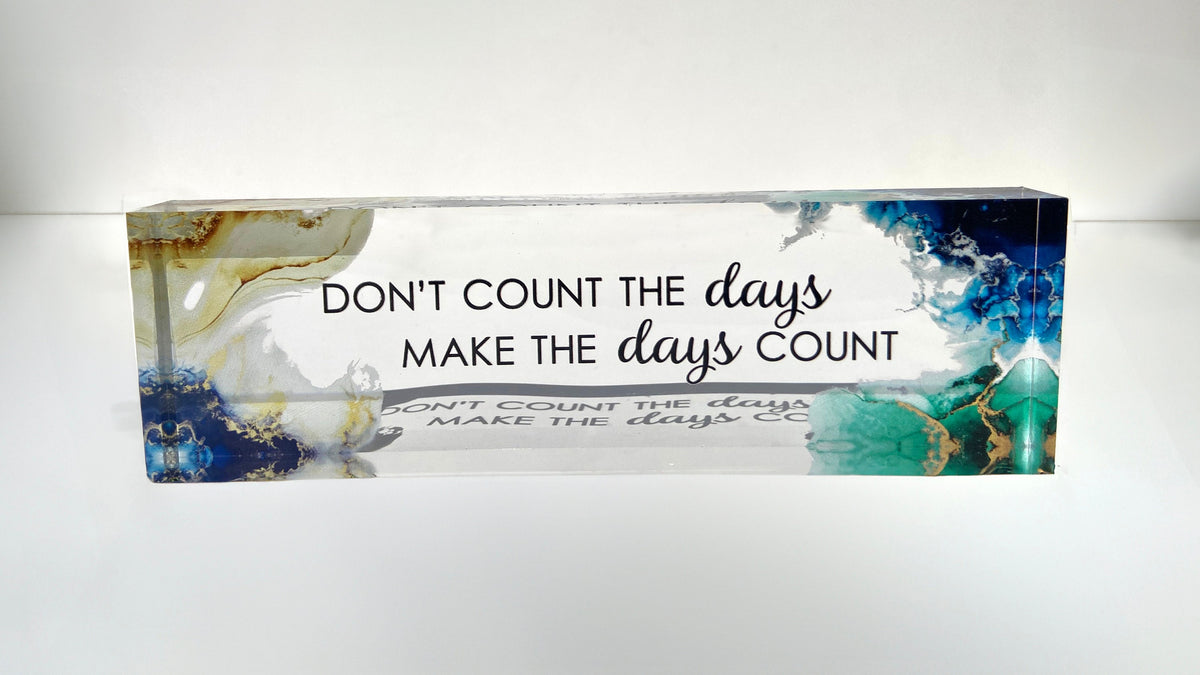 Custom Quotes Acrylic Sign with Aura Designs | Personalized Quotes Sign | Inspirational, Biblical, Army, Book, and Motivational Quotes