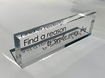 Custom Quotes Acrylic Sign with Aura Designs | Personalized Quotes Sign | Inspirational, Biblical, Army, Book, and Motivational Quotes