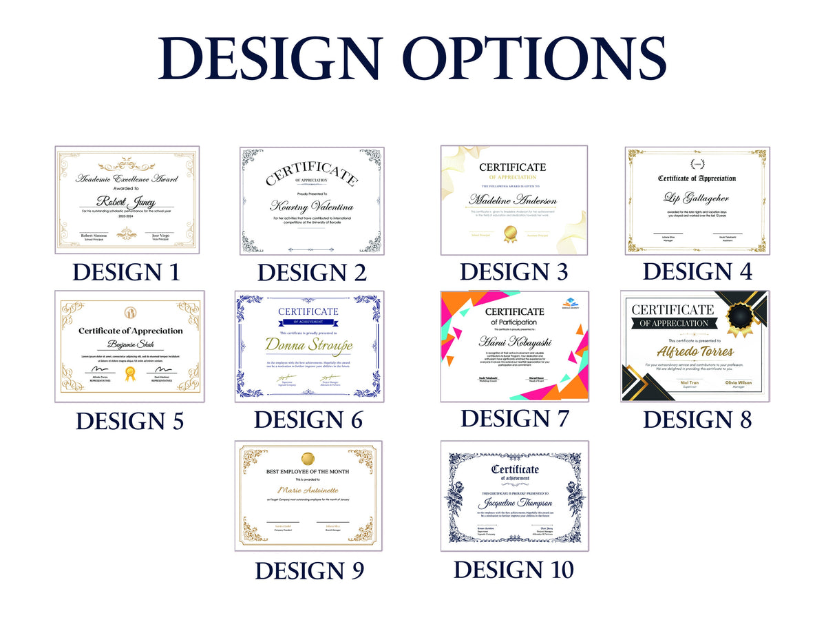 Personalized Clear Award Certificate Award Plaque - Company Anniversary Awards Ceremony, Custom Glass Trophy