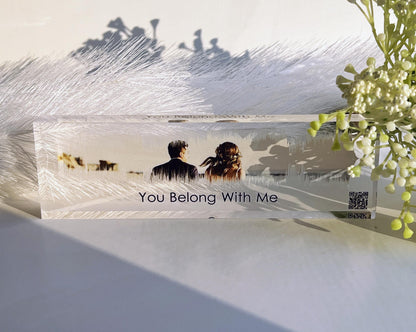 Personalized Soundwave Plaque with QR Code - Custom Song Sound Wave Art
