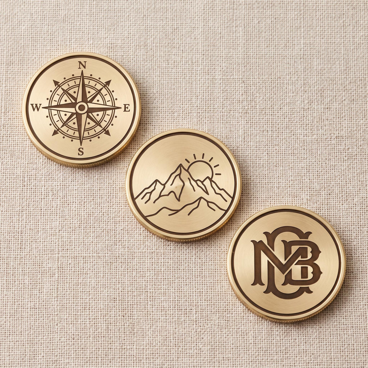 Actual Handwriting Engraved Brass Coin, Custom Signature Keepsake, Memorial Handwriting Gift, Personalized Pocket Token for Him and Her